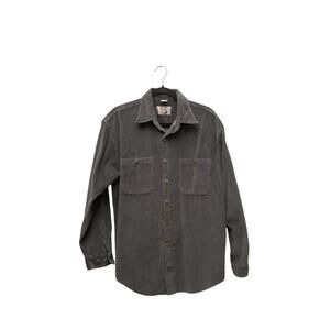 Territory Ahead Gray Corduroy Button Down Shirt Men’s Large